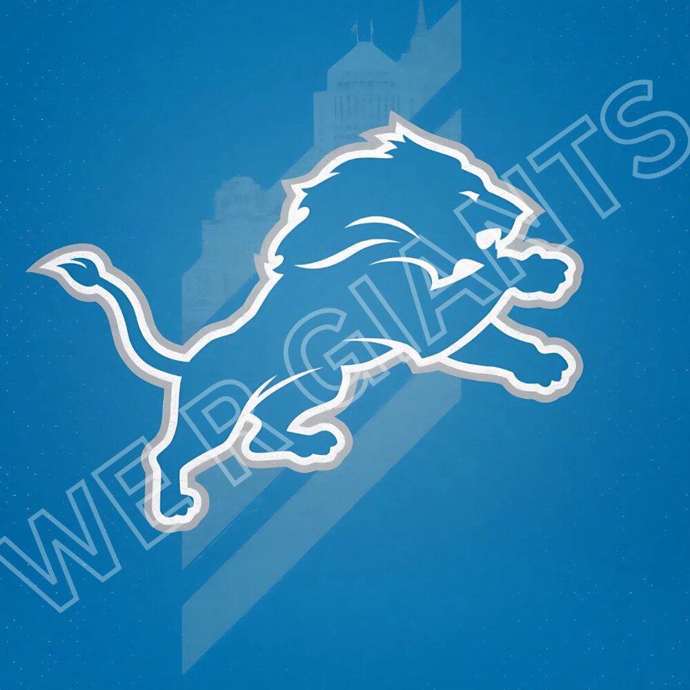 DETROIT LIONS 11x17 Art Print - Picture 2 of 2